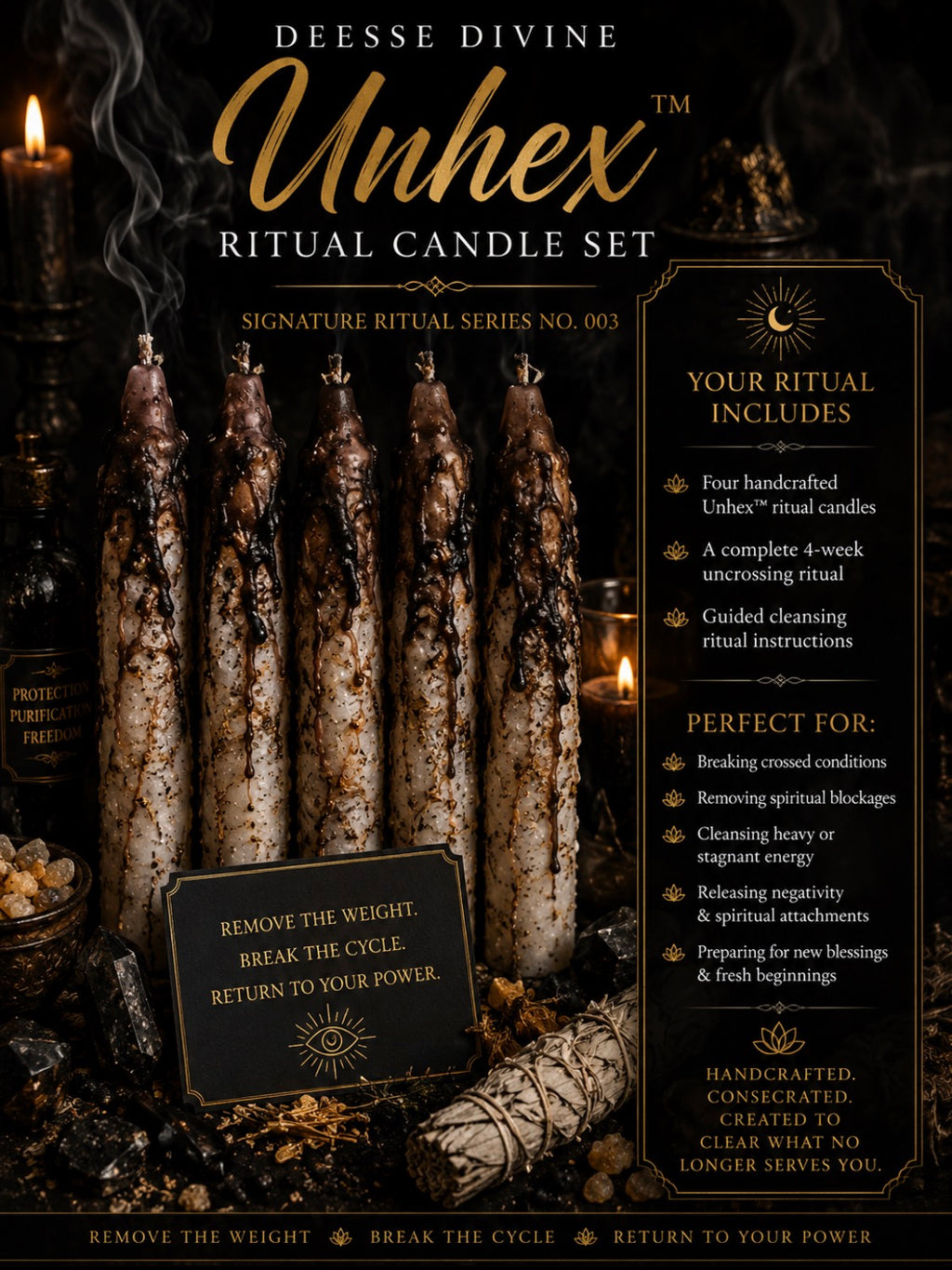 Unhex Ritual Candles