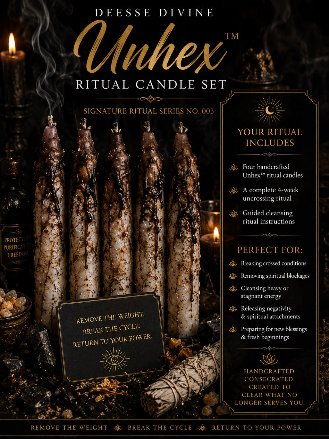 Unhex Ritual Candles